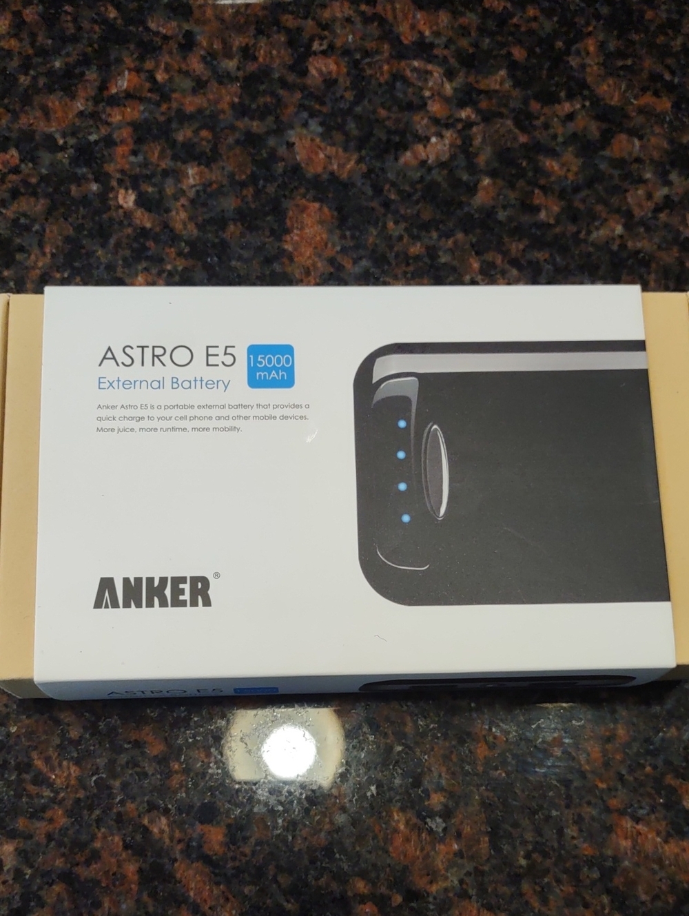 Anker Astro E5 External Battery Power Bank, Nib